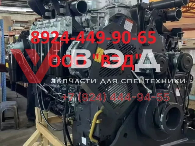 Двигатель в сборе SAA12V140E-3 для экскаватора Komatsu PC2000-8 | Фото 4 из 9