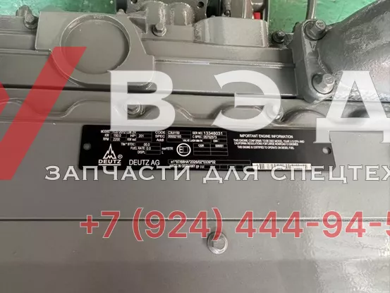 Двигатель в сборе Deutz TCD2012L062V для дорожного катка Bomag BW226 | Фото 5 из 6