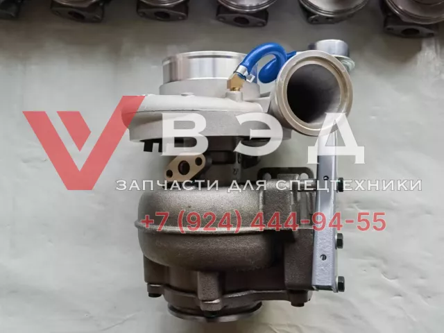 Турбокомпрессор 3795467 Serial- W2410140042 Cust-5353968 Model-HX40W для двигателя Cummins QSL-C360 | Фото 4 из 7