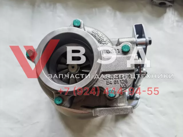 Турбокомпрессор 3795467 Serial- W2410140042 Cust-5353968 Model-HX40W для двигателя Cummins QSL-C360 | Фото 5 из 7