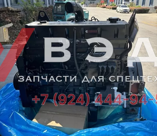 Двигатель в сборе QSM11 для гусеничного экскаватора Hyundai R505 | Фото 3 из 6