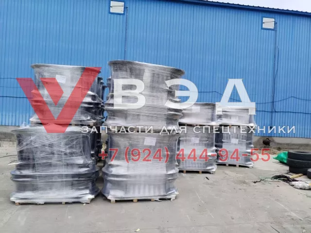 Диск колесный бескамерный 12 отверстий (для автошины 23.5-25) 85031070015 в комплекте с ниппелем и уплотнением для карьерного самосвала TONLY TL849 | Фото 2 из 6