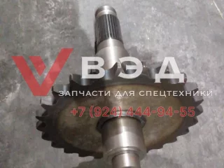 Вал с шестерней 25 зуб. длинный PY180.39.03.02/222-45-00011