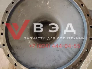 Крышка вала-шестерни 222-45-00025 PY180.39.03-07A + держатель сальника 222-45-00021 PY180.39.03-10A