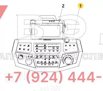 Пульт управления асфальтоукладчиком XCMG RP705