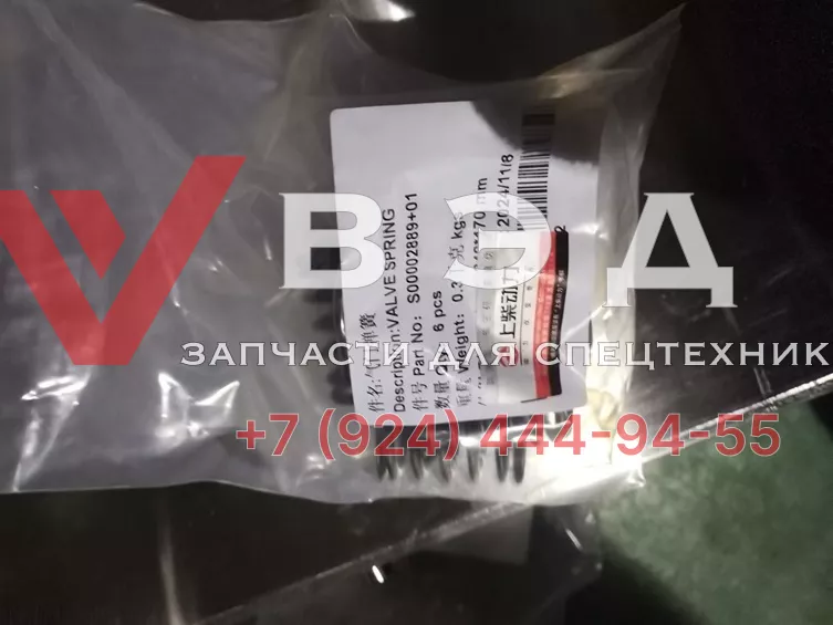 Пружина клапана впуск выпуск SC7H260Q5 S00002889+01