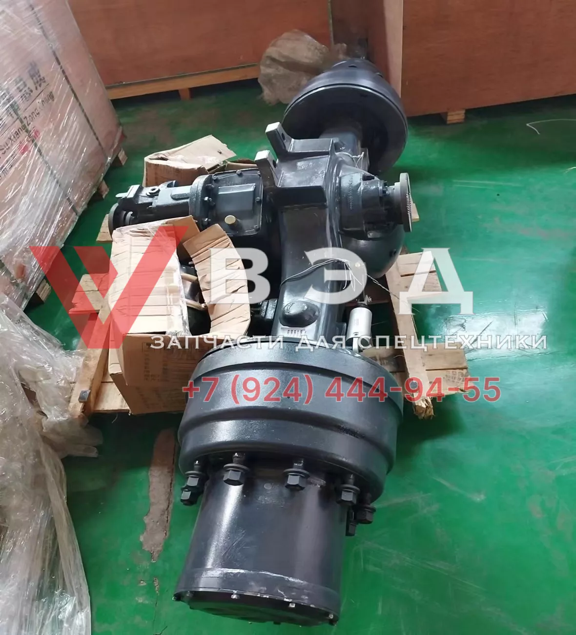Средний мост сборе автокрана XCMG QY25 Meritor 11*37