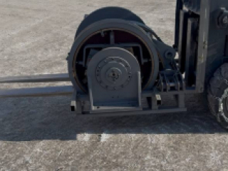 Лебёдка в сборе с функцией free fall (свободный сброс груза) для гусеничного крана FUWA FWX55