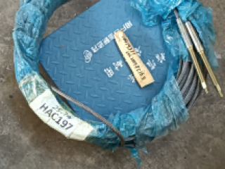 Трос втягивания (выдвижения) 5-ой секции стрелы (14419571) для автокрана SANY STC250-T5