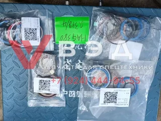 Ремкомплект гидроцилиндра отклонения передних опор QZJ006198561 для ГЦ 13380863 автокрана SANY STC250T5-4R