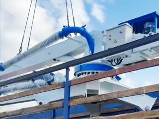 ООО "ВЭД" осуществило отгрузку бетонораздаточной стрелы JAINE